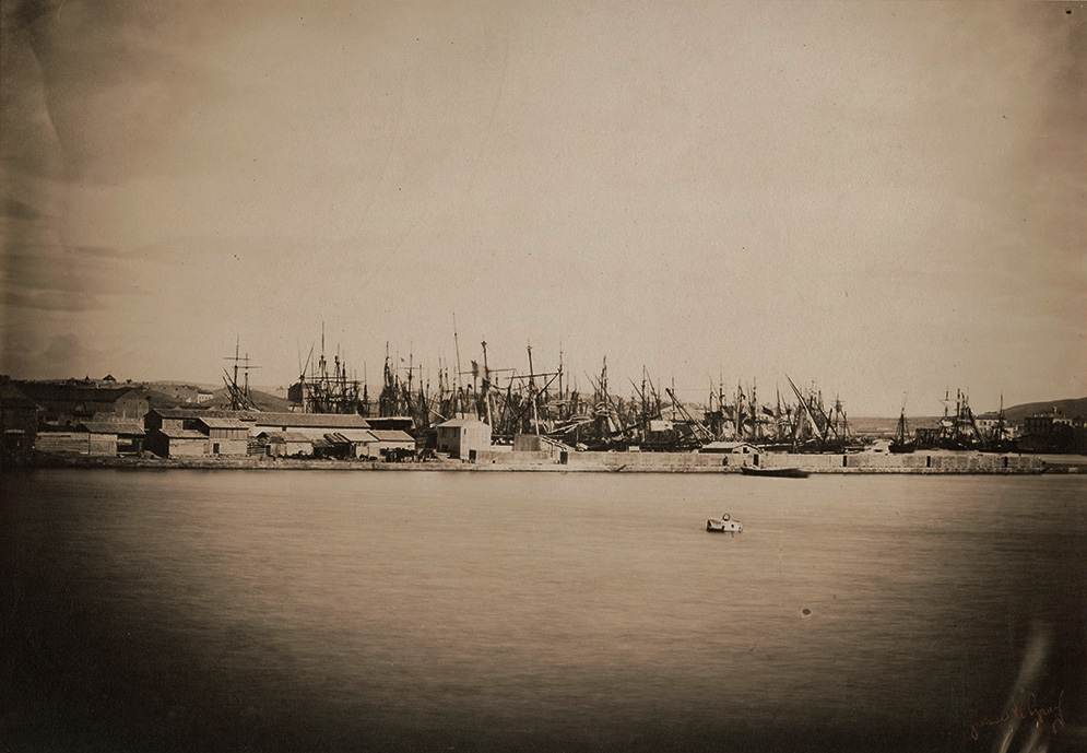 Gustave Le Gray - Panorama du Port de Sète