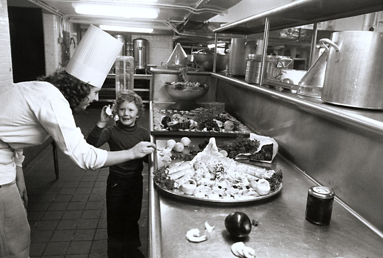 Susan McCartney - Caroline with Chef