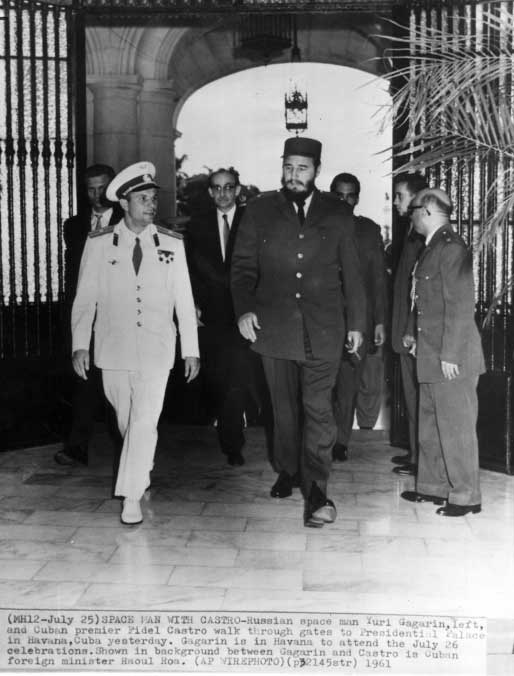 Anonymous - Fidel Castro and Yuri Gagarin	(Cosmonaut)