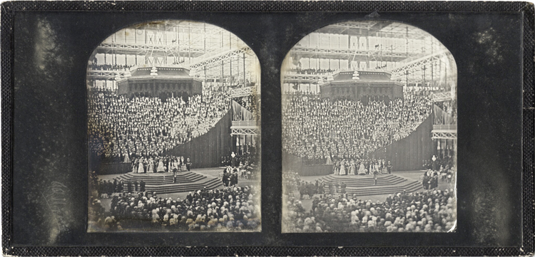 Thomas R. Williams - Opening Ceremony of the Crystal Palace at Sydenham - Queen Victoria Seated on Center Platform