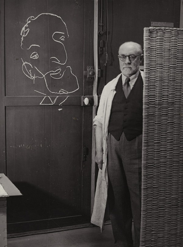Brassai, Matisse with a Drawing He Made with His Eyes Closed