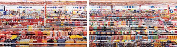 Gursky's 99-cent diptych sold for record $2,256,000.