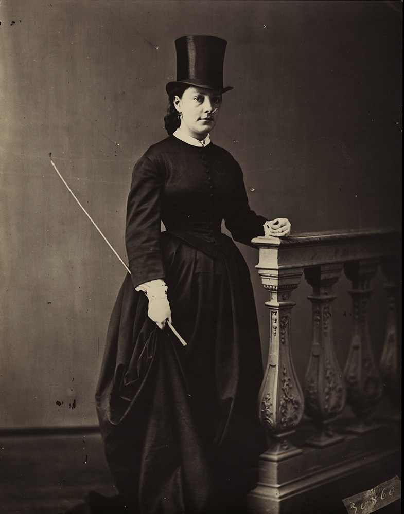 Pierre-Louis Pierson - Portrait of a Woman in Riding Outfit (Circle of Duc d'Aumale) Pierre-Louis Pierson - Portrait of a Woman in Riding Outfit (Circle of Duc d'Aumale)