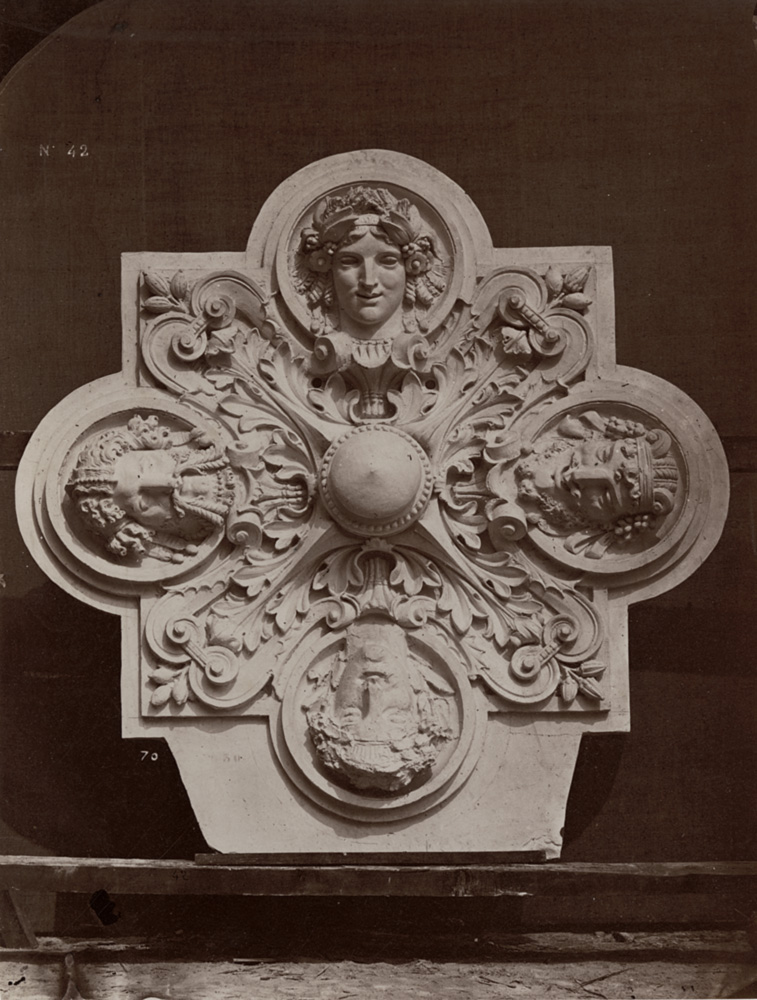 Louis-Émile Durandelle - Le Nouvel Opera de Paris, Sculpture Ornementale