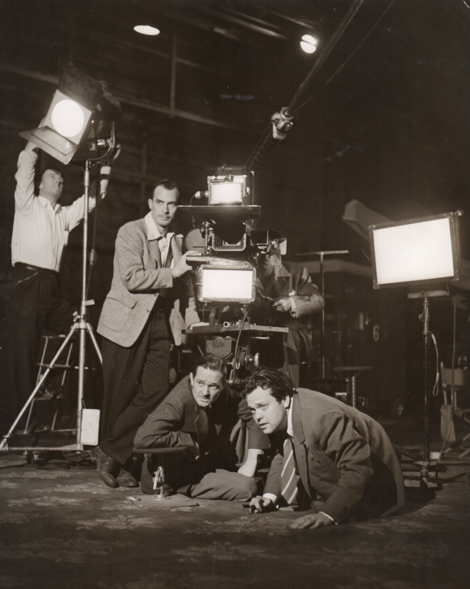 Peter Stackpole - Orson Welles and Greg Toland on the set of Citizen Kane