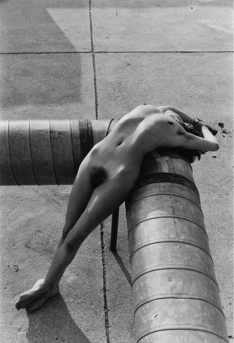 Lucien Clergue - Nude a la Terrasse II, Paris