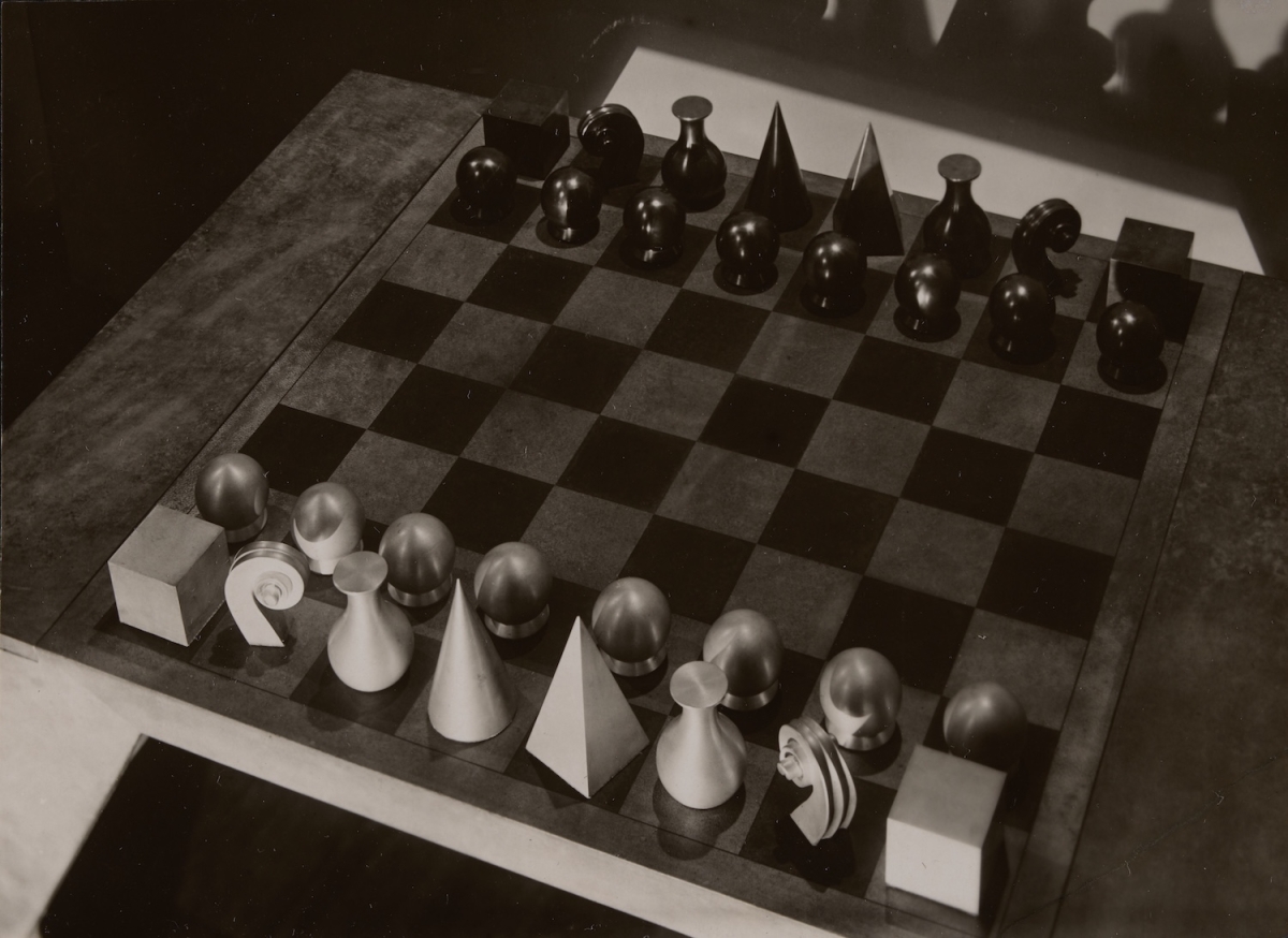 Man Ray - Untitled (Modernist Chess Set)