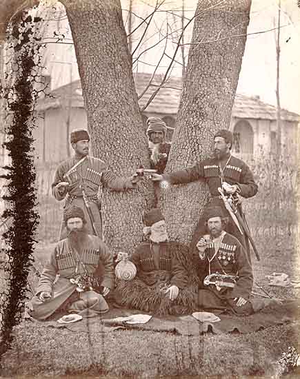 Ivan Raoult - Russian Caucasian Militia Toasting