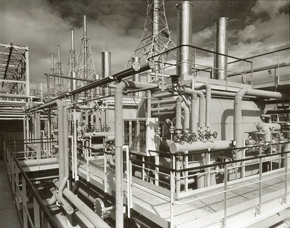 Robert Doisneau - Industrial Plant at Saint-Gobain, Le Havre, France