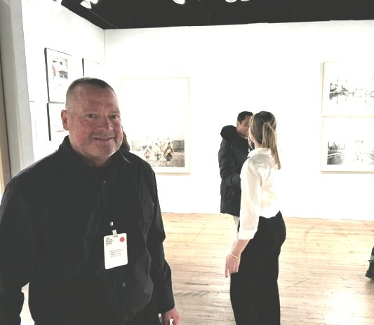 Sid Monroe of Santa Fe's Monroe Gallery reported good sales this year, even up from last year's excellent results.