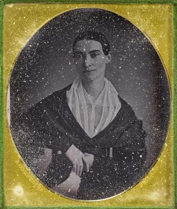 Robert Cornelius: Portrait of a Woman, c. 1840–41, sixth-plate daguerreotype ($3,000–$5,000),
was the top lot at $60,480 at Christie’s online sale of the Maillet Daguerreotype Collection.