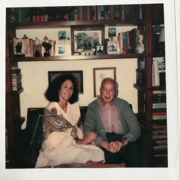Susan with André Kertész in his New York apartment from a Polaroid taken by André. Susan with André Kertész in his New York apartment from a Polaroid taken by André.